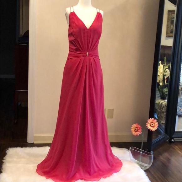 Belsoie Dresses & Skirts - BELSOIE raspberry formal gown bridesmaid cruise